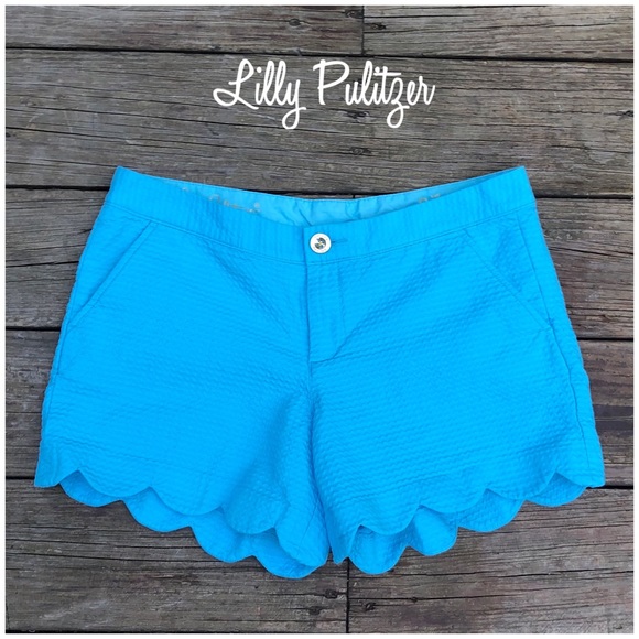Lilly Pulitzer Pants - Lilly Pulitzer Blue Buttercup Shorts